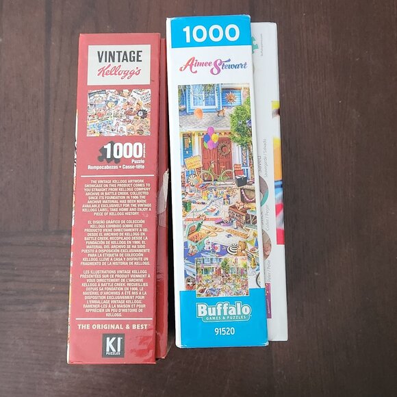 Puzzle Bundle with 2 x 1000 Piece Puzzles - Picture 2 of 4